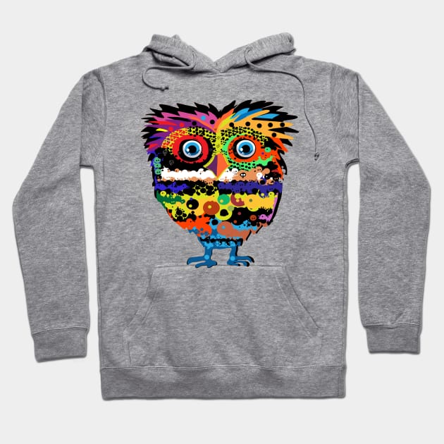 Bird lover Colorful Hoodie by Mako Design 